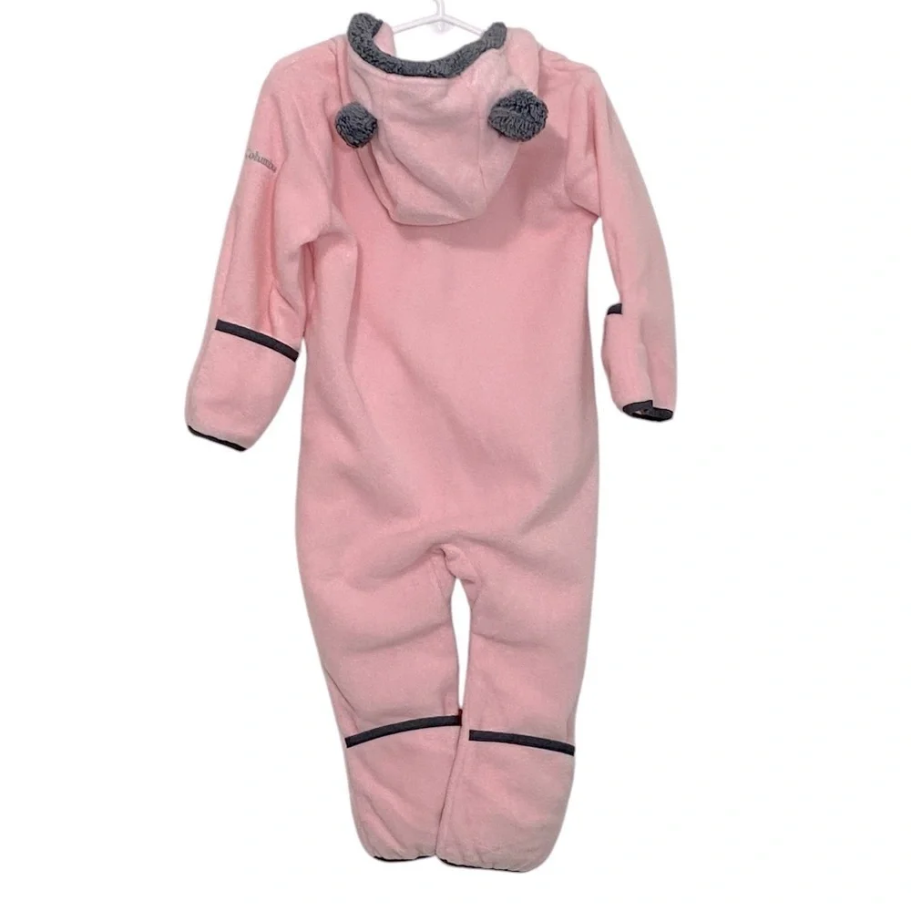 COLUMBIA - BRIGHT PINK & GRAY TODDLER BABY WESTERN BARLOW BUNTING - ONE PIECE B4